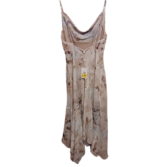 WAYF Floral Cowl Neck Handkerchief Slip Dress XL NWT Romantic Fairy Coquette - Picture 2 of 8